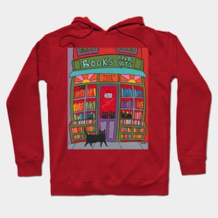 Books and Cats Hoodie